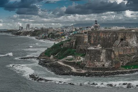 Waves on the Coastline Foto stock
