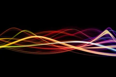 Waves of Color Stock Illustration