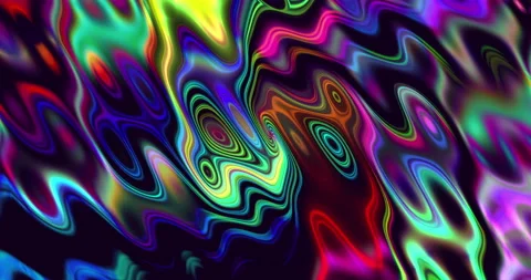 Waves colorful Stock Footage 105858666