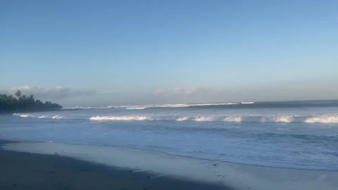 Waves Come to Shore HD- Stock Footage 175966304