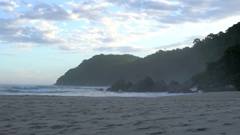 Waves coming in Stock Footage 151724309