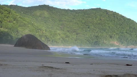 Waves coming in Stock Footage 151724431