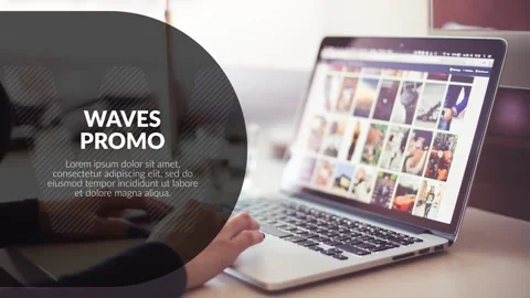Waves - Corporate Promo  After Effects	Stock