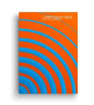 Waves cover design Illustrazione stock