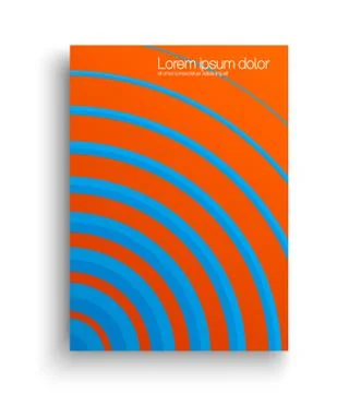 Waves cover design Stock Illustration