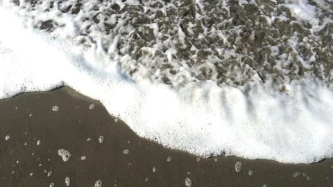 Waves crash on Beach Stock Footage 158359112