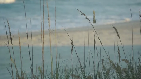Waves Crash On Shore Stock Footage 92709722