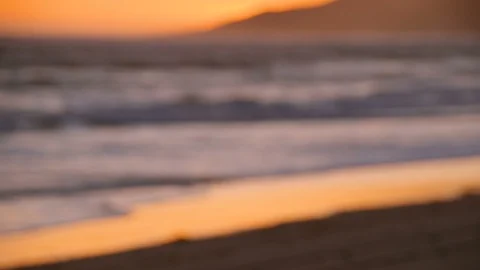 Waves Crash in Slow Motion on Zuma Beach (4) - Malibu Stock Footage 89612923