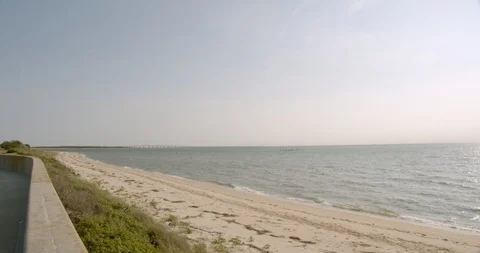 Waves Crash On a Virginia Beach Stock Footage 114922136