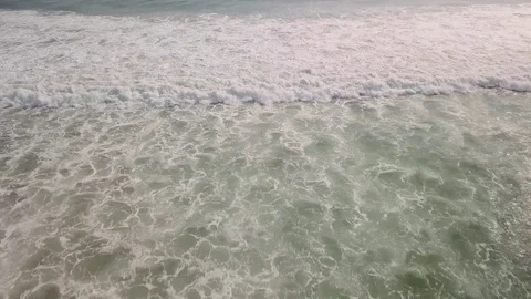 Waves crashing on the beach in bali Stock Footage 80842812