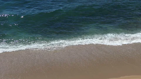 Waves Crashing on Beach Stock Footage 41544942