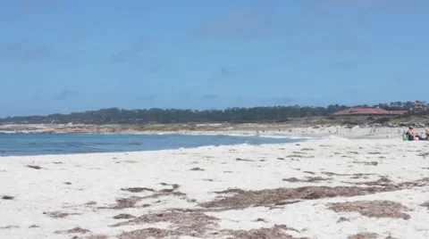 Waves Crashing on Beach. Stock Footage 56360712