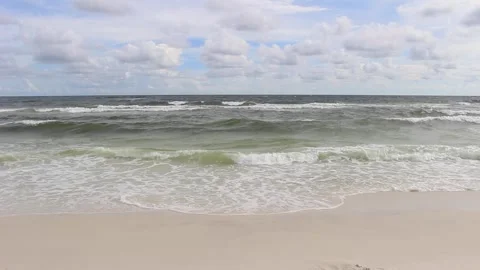 Waves Crashing on Beach Video stock 246984195