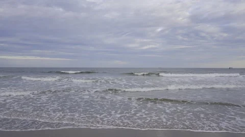 Waves Crashing On A Beach Stock Footage 274512187