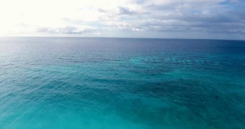 Waves Crashing on a Beach in the Philippines - Drone Aerial - 4K Stock Footage 91245950