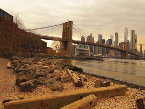 Waves Crashing On Brooklyn Beach 스톡 동영상 74204406