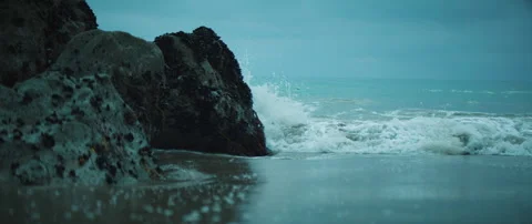 Waves Crashing In California Stock Footage 319719210