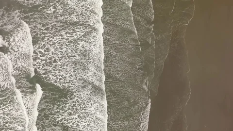 Waves Crashing in Canoa, EC Video stock 83226206