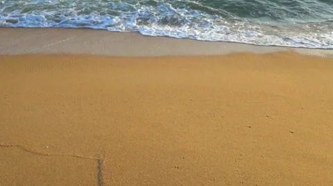 Waves crashing Stock Footage 32695634