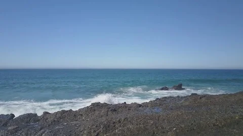 Waves Crashing - Laguna Beach Video stock 73437332
