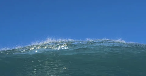 Waves Crashing in Ocean Stock Footage 262031414