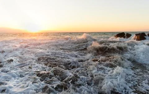 Waves Crashing Stock Photos