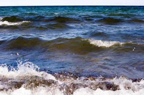 Waves crashing Stock Photos
