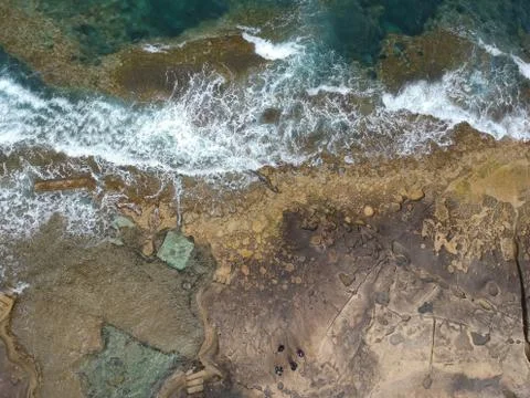 Waves crashing Stock Photos