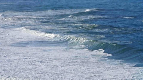Waves Crashing Rocks Big Sur California Stock Footage 103347236