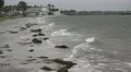 Waves Crashing On Rocky Gulfport Beach In Florida 4k or 4k+ Resolution