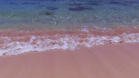 Waves Crashing on Shore Stock Footage 76912420