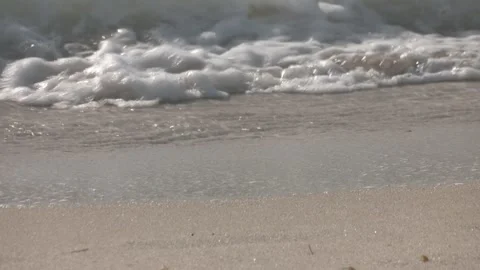 Waves Crashing On The Shore Stock Footage 311547699