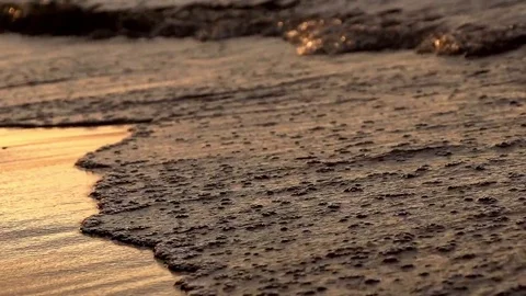 Waves Crashing in Slow Motion Video stock 96249443