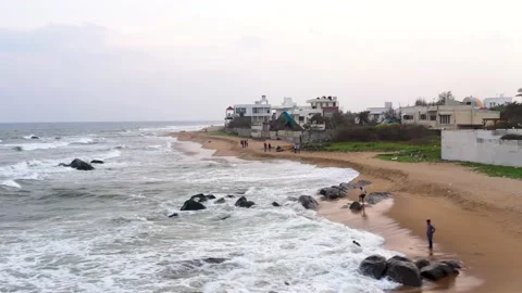 WAVES CRAWLING Stock Footage 153294088