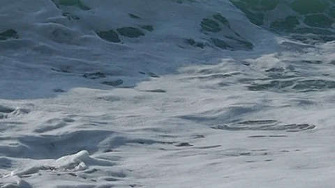 Waves crushing, beach Stock Footage 118377685