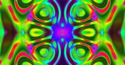 Waves Curve Pattern Background Neon Fluorescent Trippy Psychedelic 스톡 일러스트