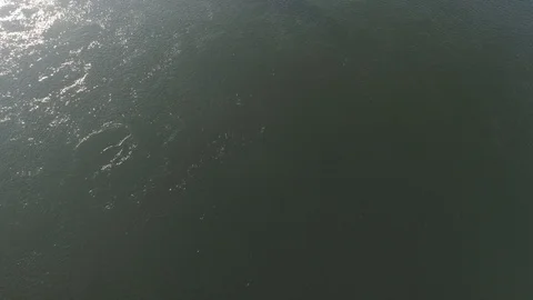 Waves of the Danube River Stock Footage 127038851