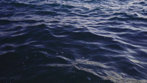 Waves of deep blue sea Stock Footage 213104522