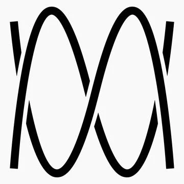 The waves. Diagram. Sound waves. Stock Illustration