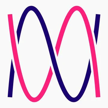 The waves. Diagram. Sound waves. Illustrazione stock