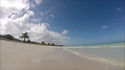 Waves down low Stock Footage 47293871