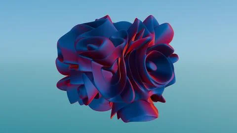 Waves of dynamic waveforms with 3D effects, creating a visually rhythmic and  Illustrazione stock