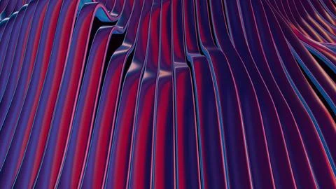 Waves of dynamic waveforms with effects, creating a visually rhythmic and har Stock Illustration