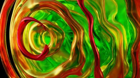 Waves of dynamic waveforms with effects, creating a visually rhythmic and har Illustrazione stock