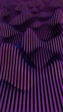 Waves of dynamic waveforms with effects, creating a visually rhythmic and har Stock Illustration