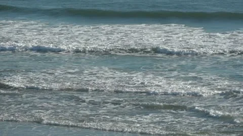 Waves early morning Stock Footage 10764786