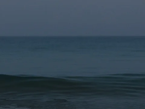 Waves in the evening Stock Footage 81106468