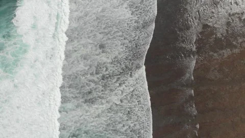 Waves filmed from above Vidéo 260284850