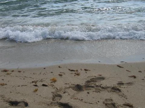Waves on a Florida Beach Stock Photos
