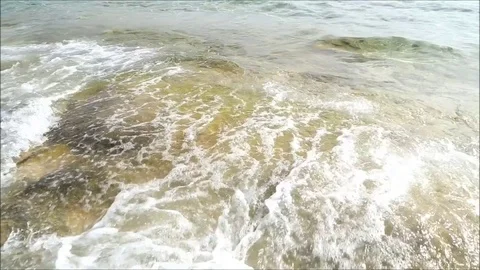 Waves Stock Footage 75497792